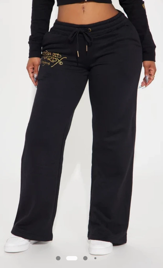 Ed Hardy Black Sweatpants - photo 4