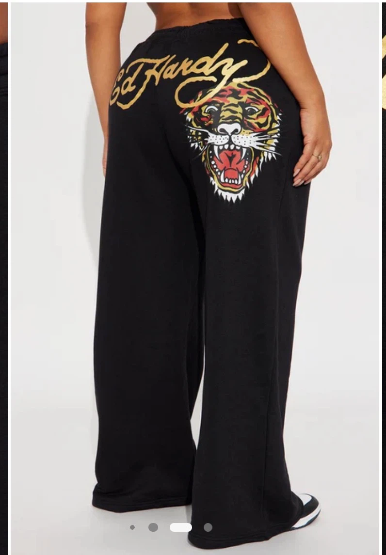 Ed Hardy Black Sweatpants - photo 5