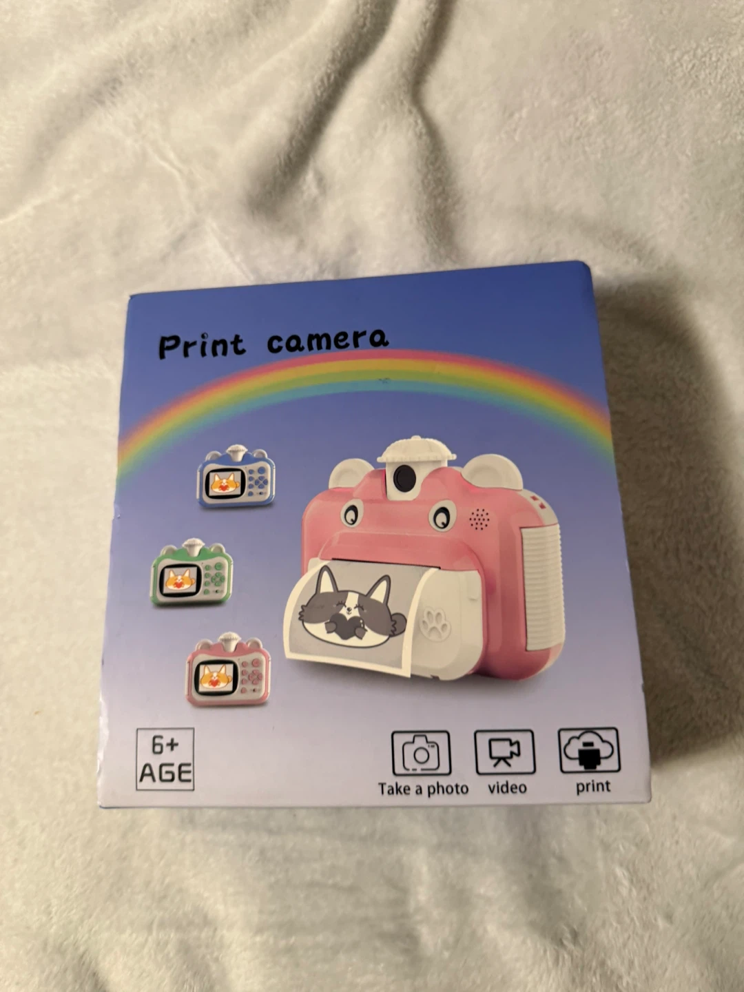 Pink Print Camera for Kids