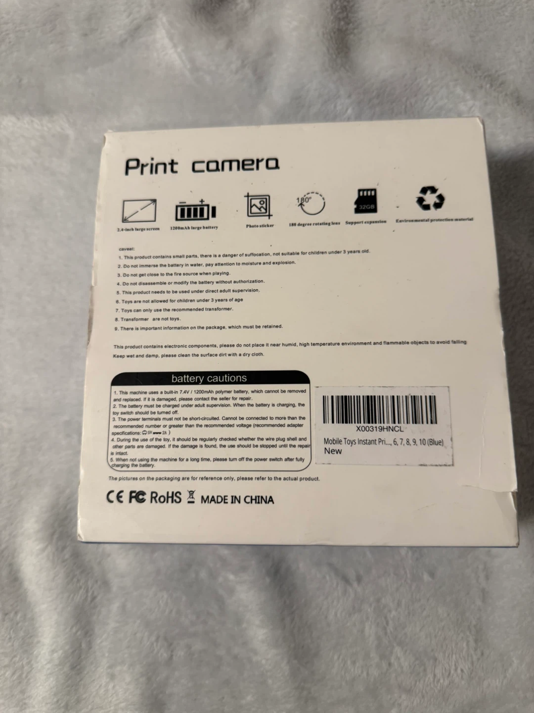 Pink Print Camera for Kids - photo 3