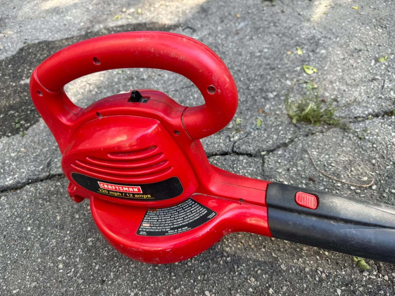 Craftsman Electric Leaf Blower - photo 4
