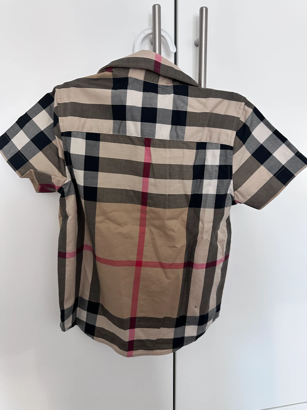 Burberry Kids Check Short Sleeve Shirt - photo 2