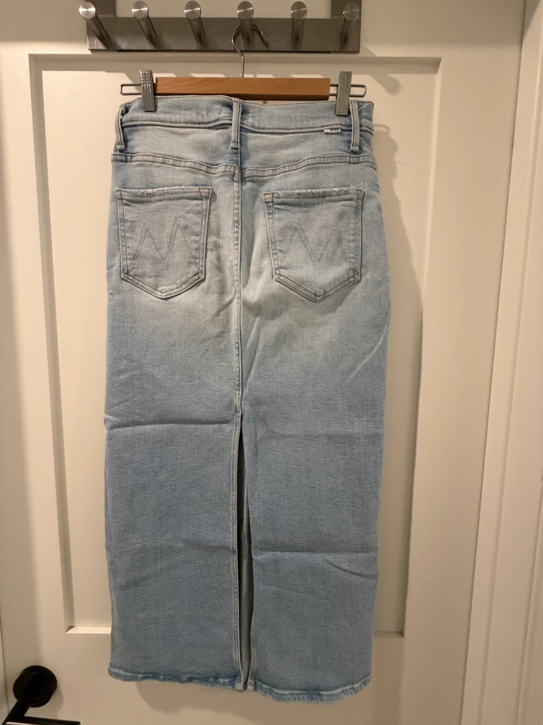 MOTHER The Pencil Pusher Denim Skirt - photo 2
