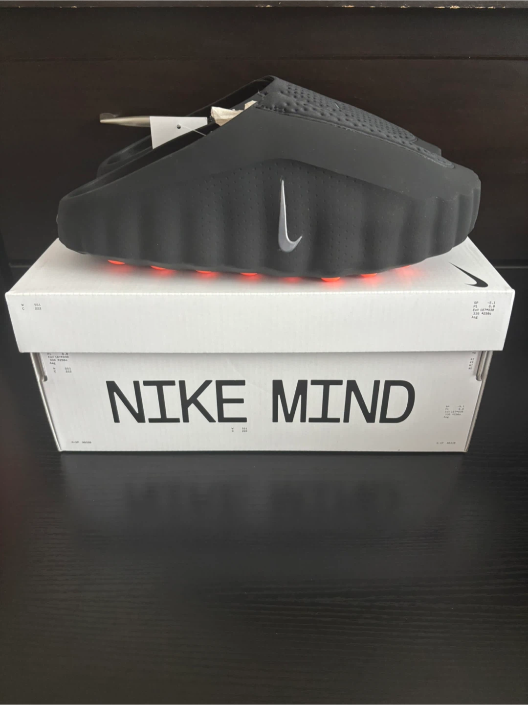 Nike Mind 001 Slide Black Chrome size 10 Men’s/11 Women’s - photo 4