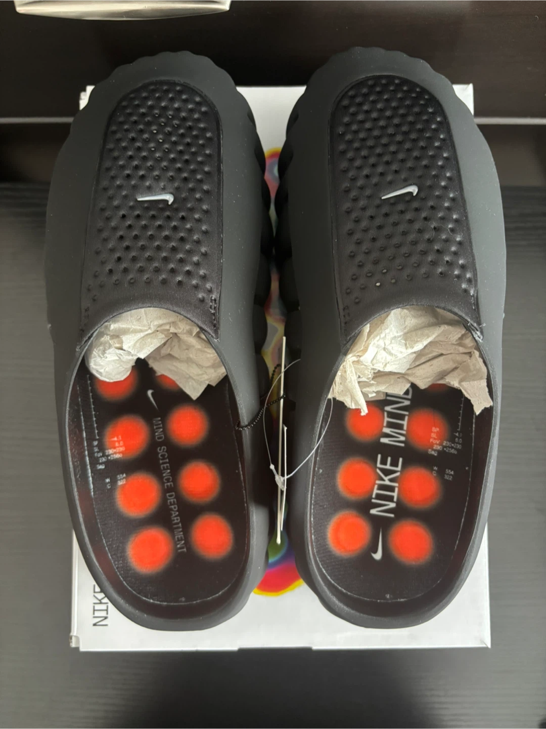 Nike Mind 001 Slide Black Chrome size 10 Men’s/11 Women’s - photo 2