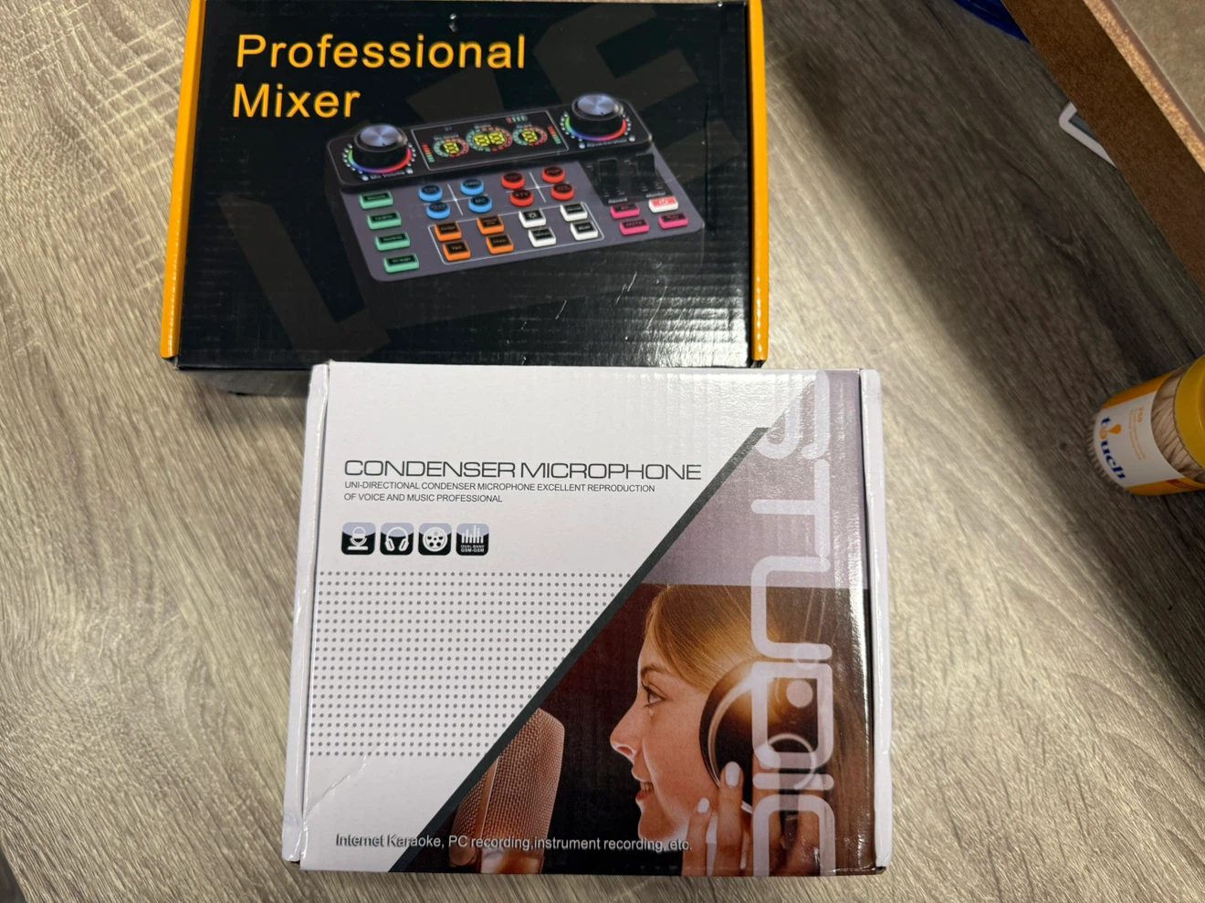 Professional Mixer and Condenser Microphone Set - photo 2