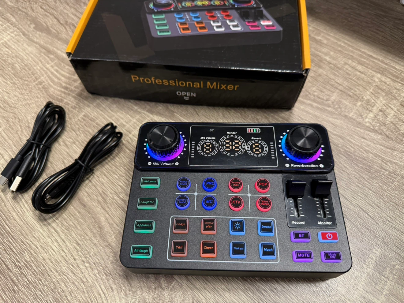 Professional Mixer and Condenser Microphone Set - photo 5