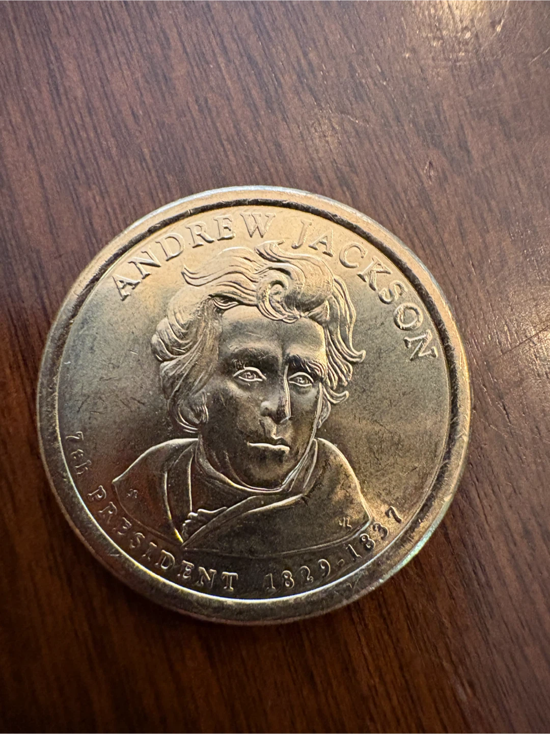 Andrew Jackson Presidential Dollar Coin Roll