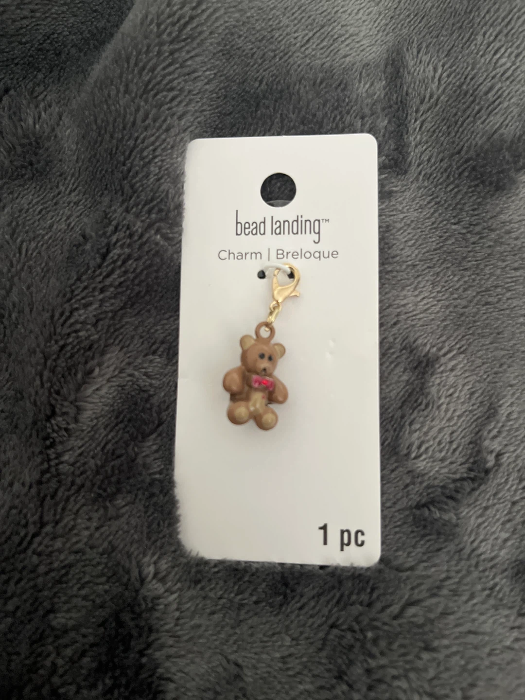 Bead Landing Teddy Bear Charm