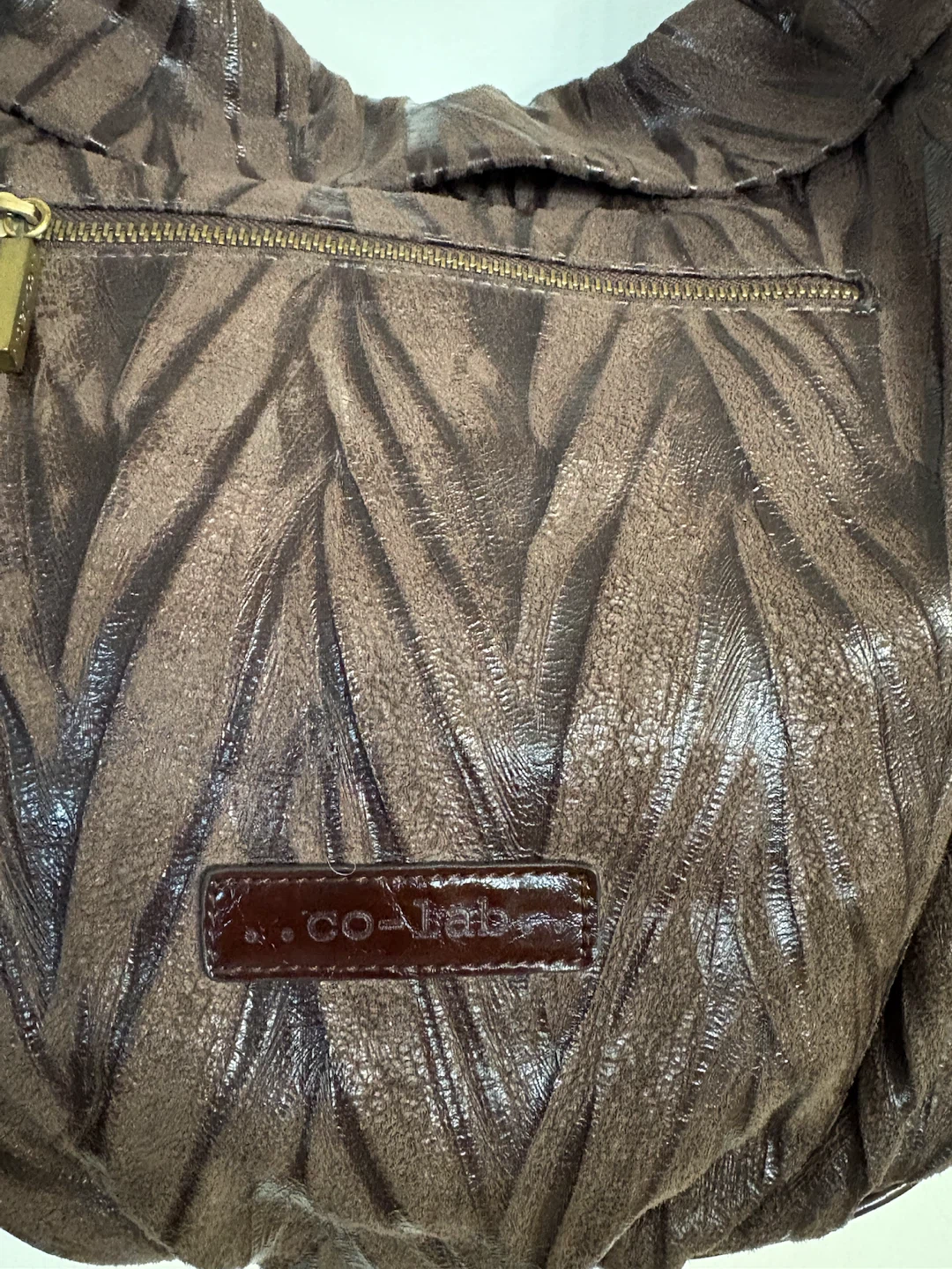 Co-lab Vintage “Gaby” Pleated Hobo Shoulder Bag - photo 2