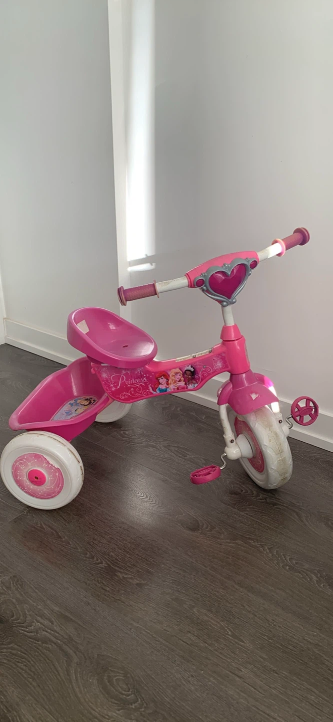Pink Princess Toddler Tricycle