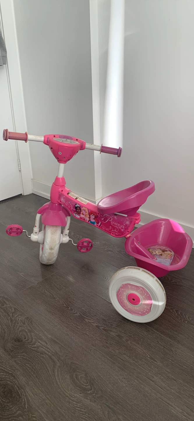 Pink Princess Toddler Tricycle - photo 2