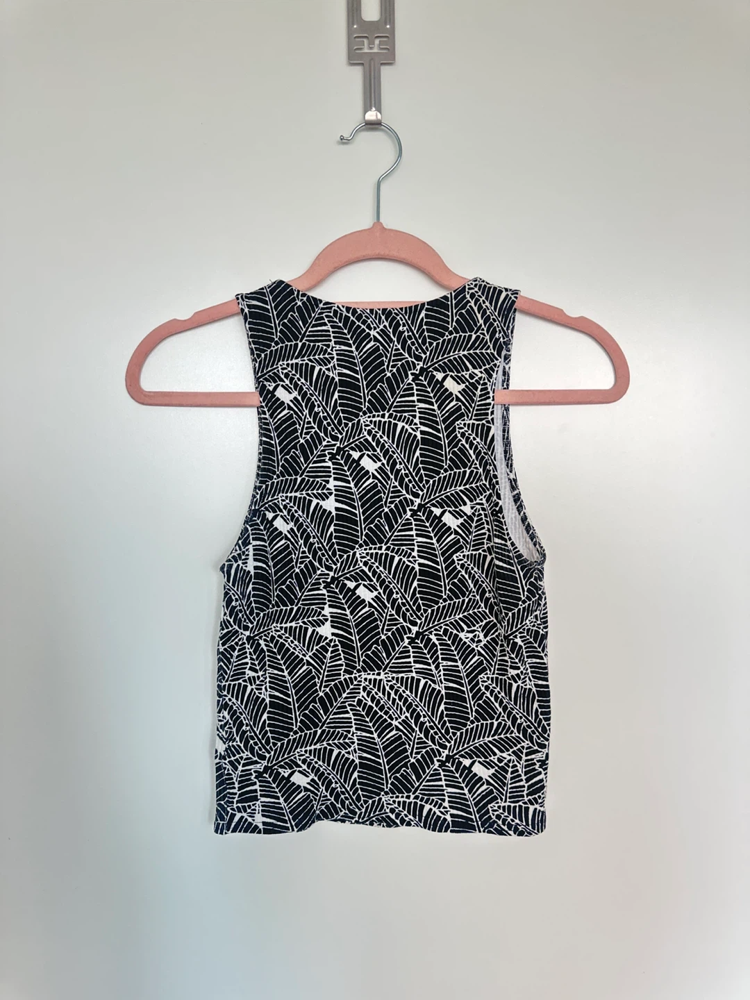 Topshop Tall Leaf Print Tank Top - photo 2