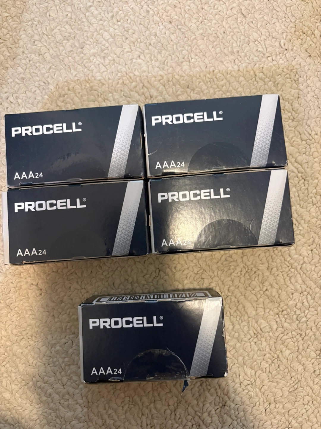 Procell AAA Batteries - 5 packs
