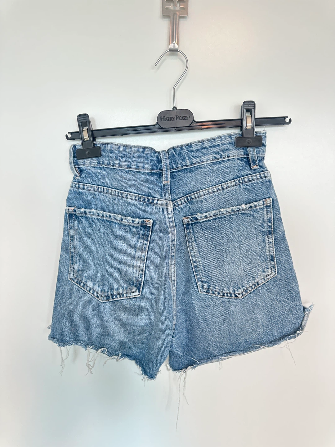 Zara Denim Shorts Size 0 high waisted - photo 2