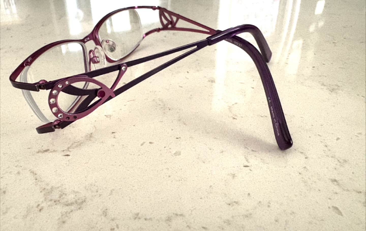 Wittnauer Vallita Purple Framed Glasses
