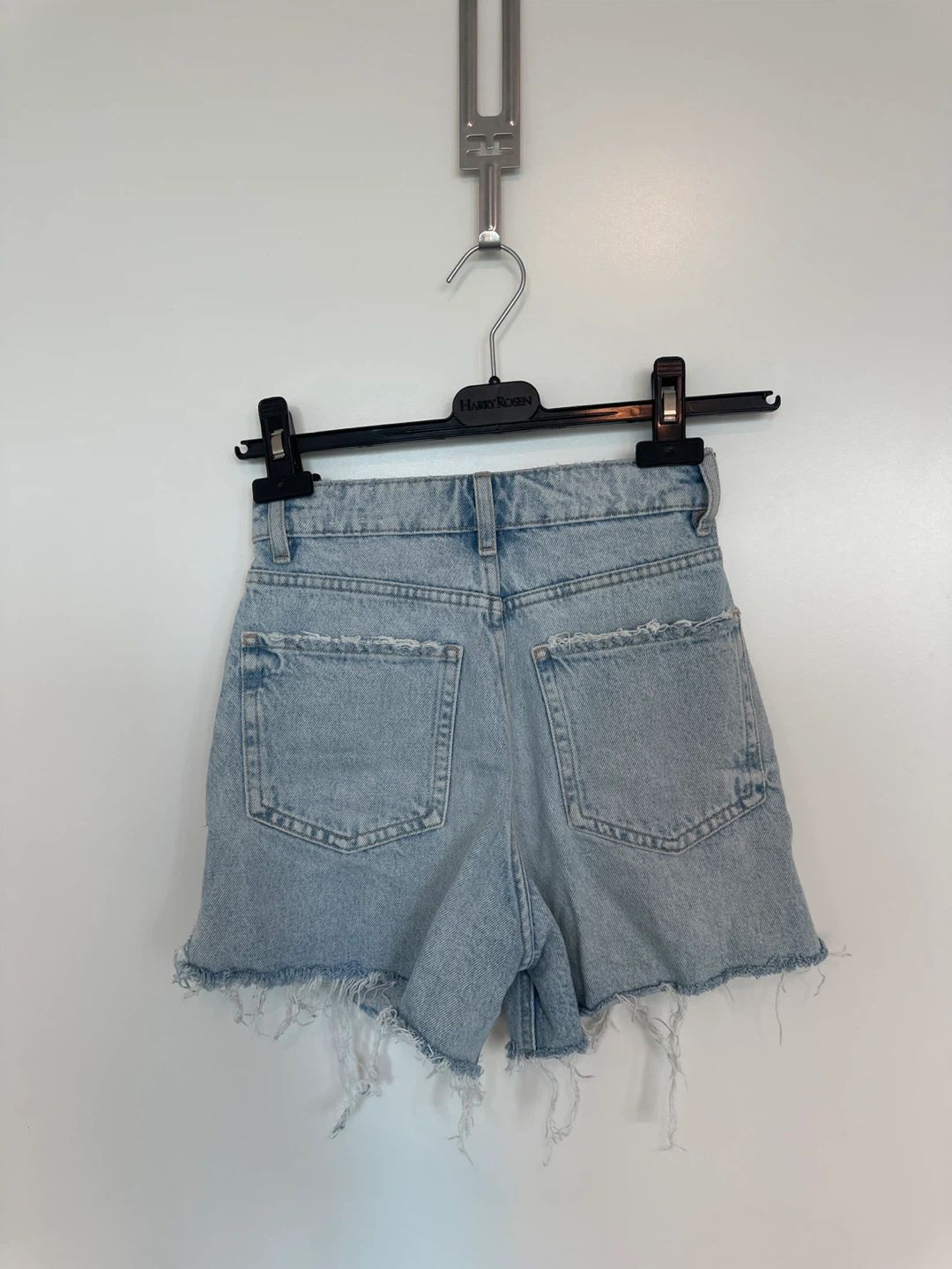 Zara Distressed Denim Shorts - photo 2