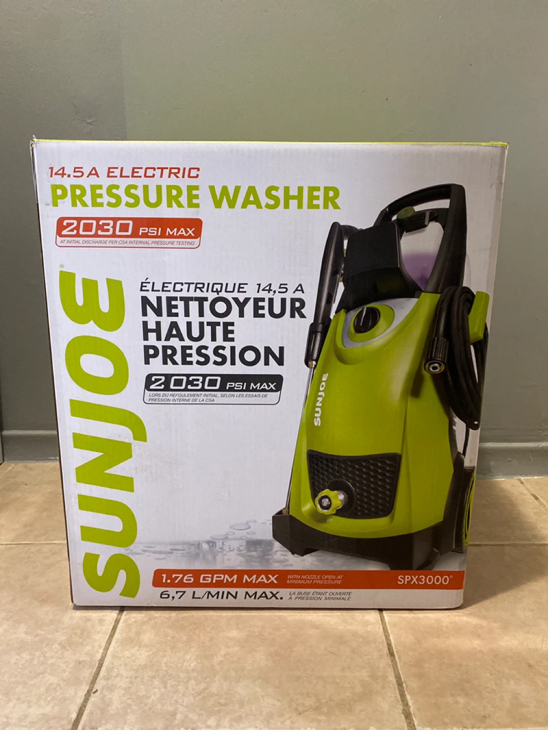 Sun Joe pressure washer