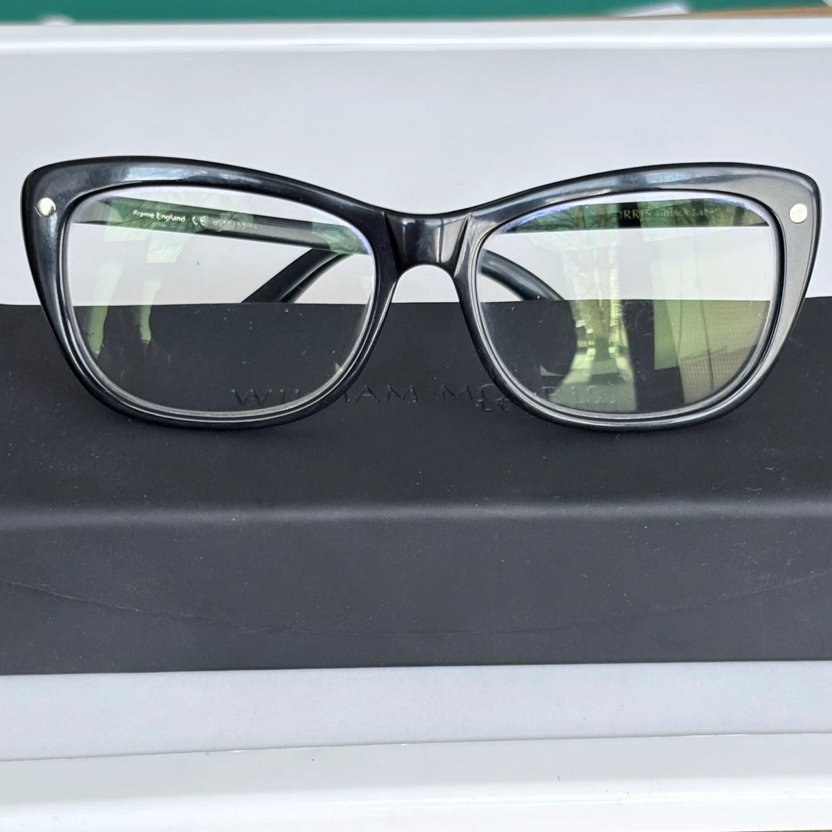 William Morris London Black Glasses