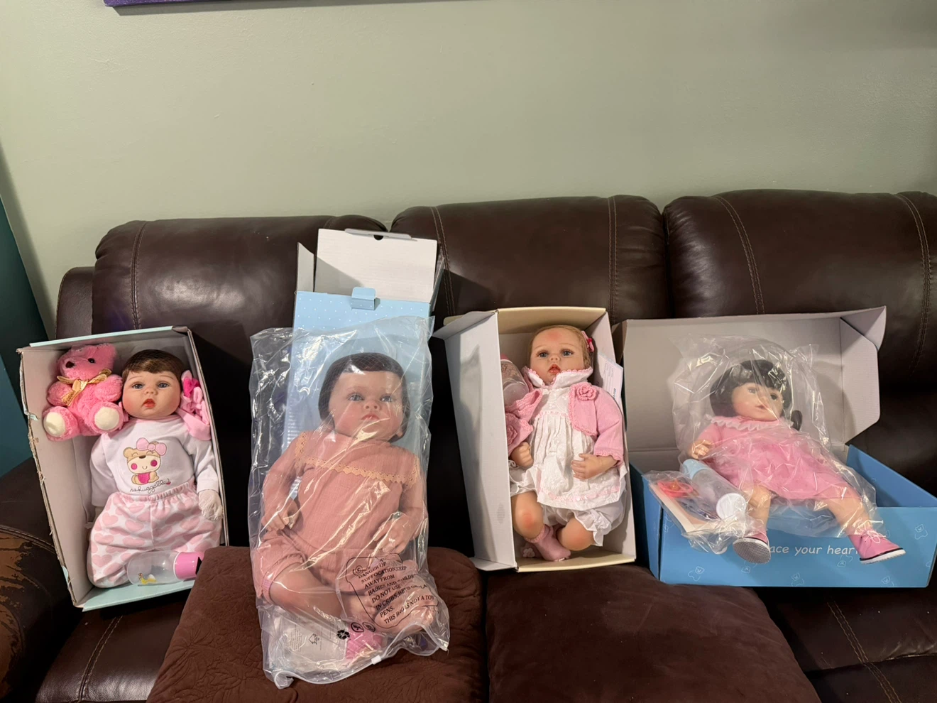 Lot of 4 -Realistic Reborn Type Lifelike Baby Dolls