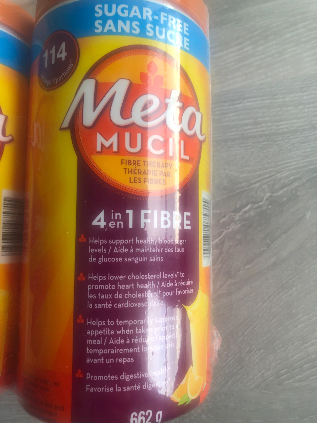 Metamucil Sugar-Free Fiber Therapy 662g