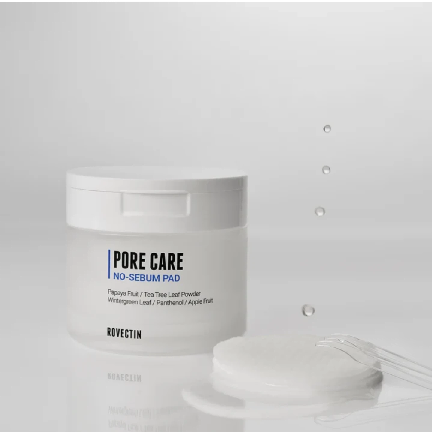 Korean skincare ROVECTIN Pore Care No-Sebum Pad - photo 3