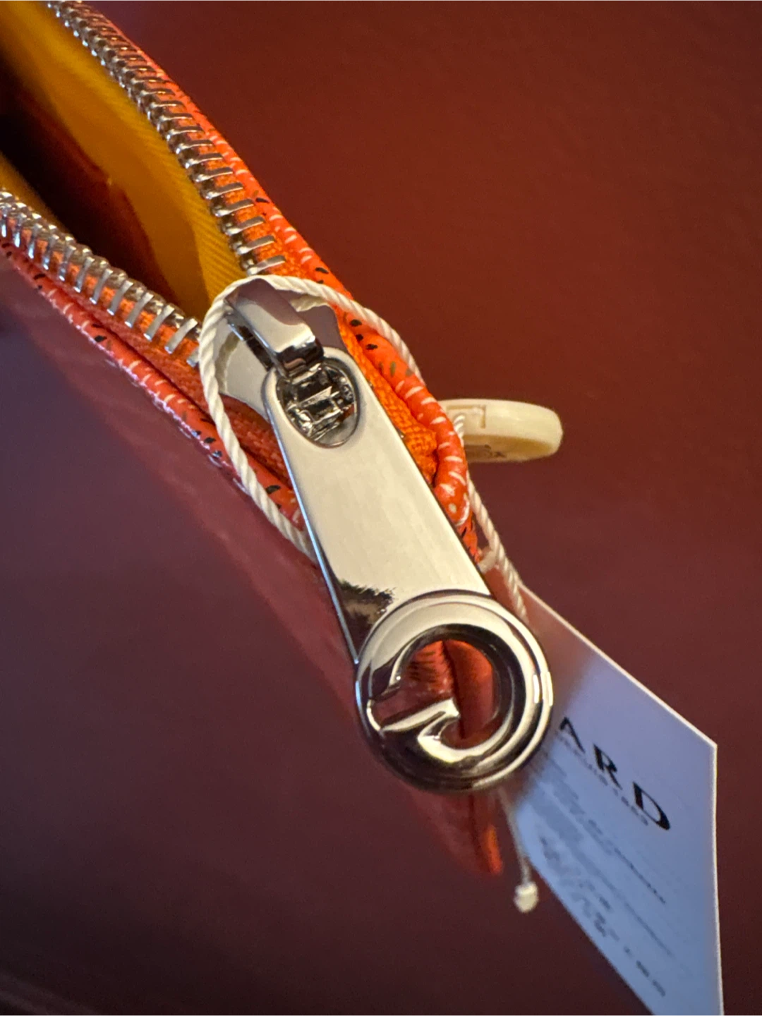 New Goyard Orange Clutch Pouch - photo 3