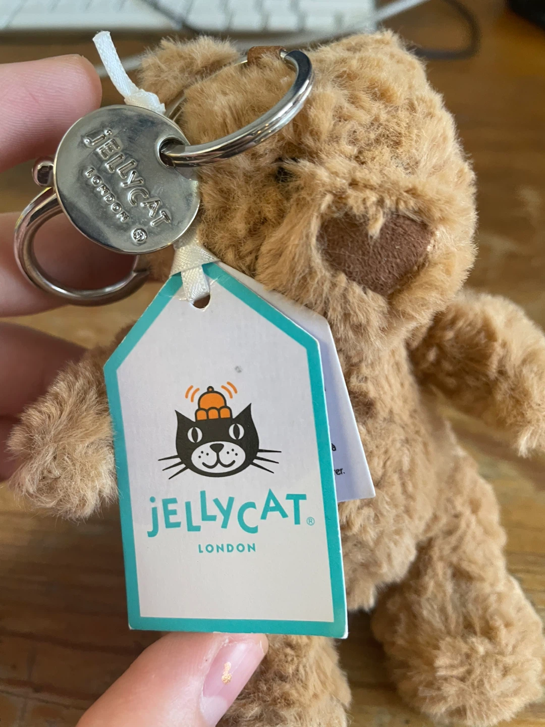 Jellycat Bartholomew Bear Keychain