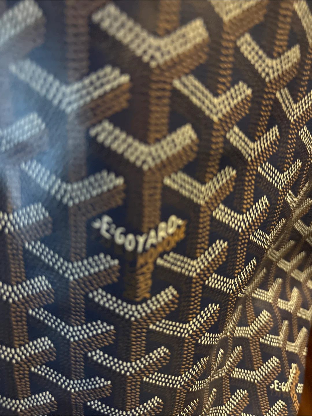 Blue Goyard Tote Bag with Pouch New - photo 5