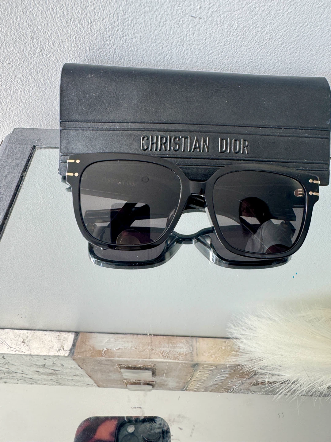 Christian Dior Black Sunglasses (DiorSignature S7F)