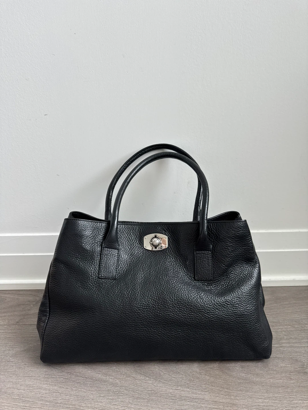 Furla Black Leather Tote Bag - photo 2