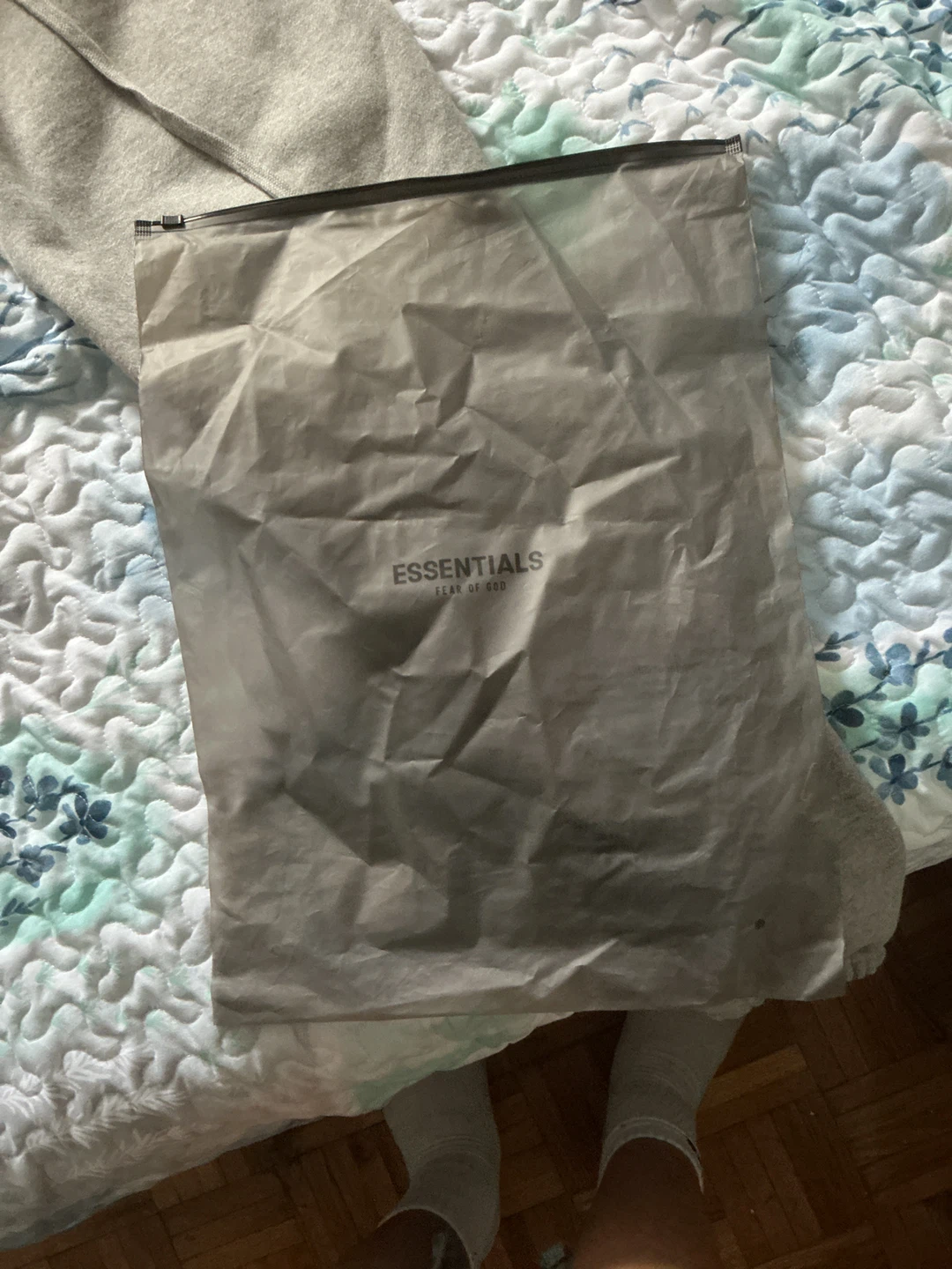 Essentials Fear of God Grey Sweatpants - photo 5