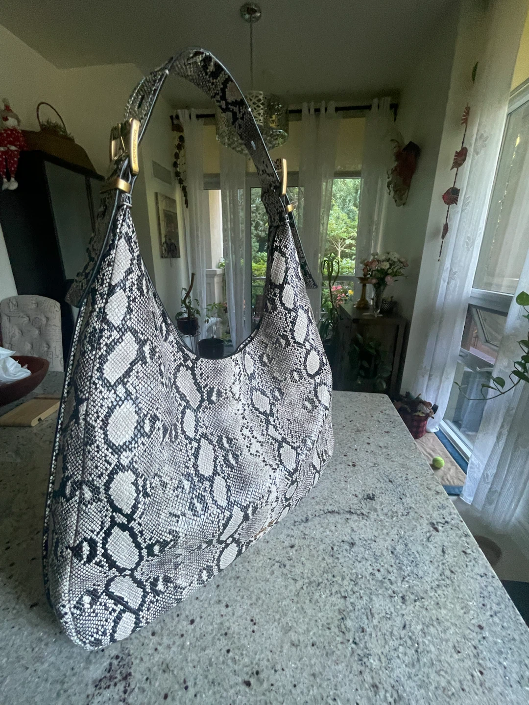 Michael Kors Nolita Large Hobo Bag Snake Print - photo 2