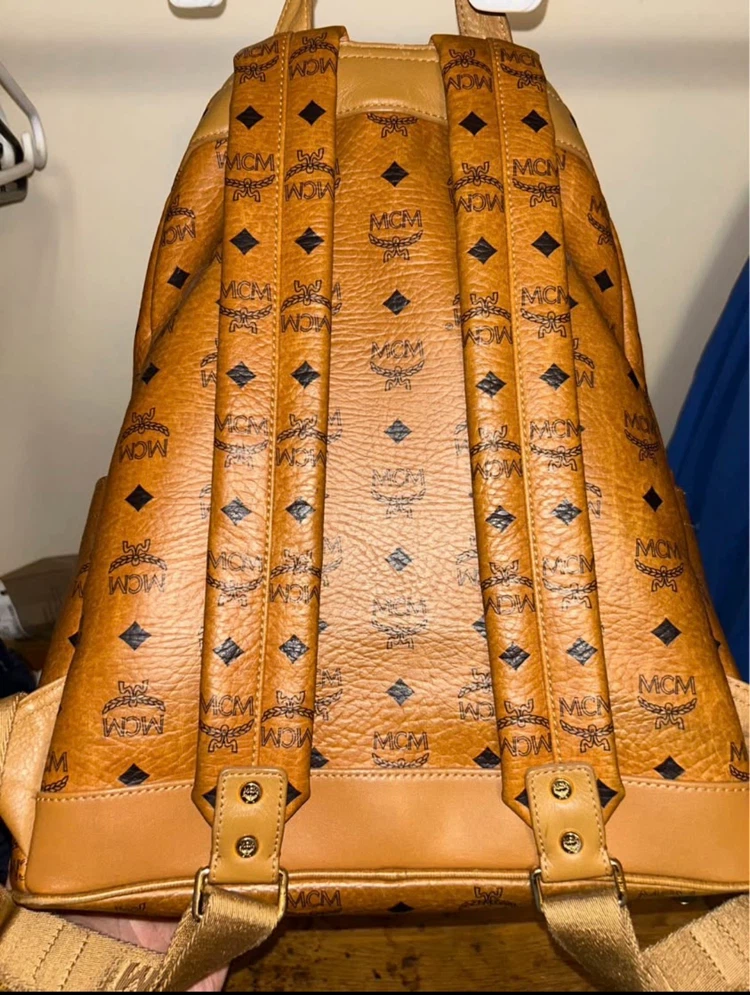 MCM Studded Backpack - photo 3