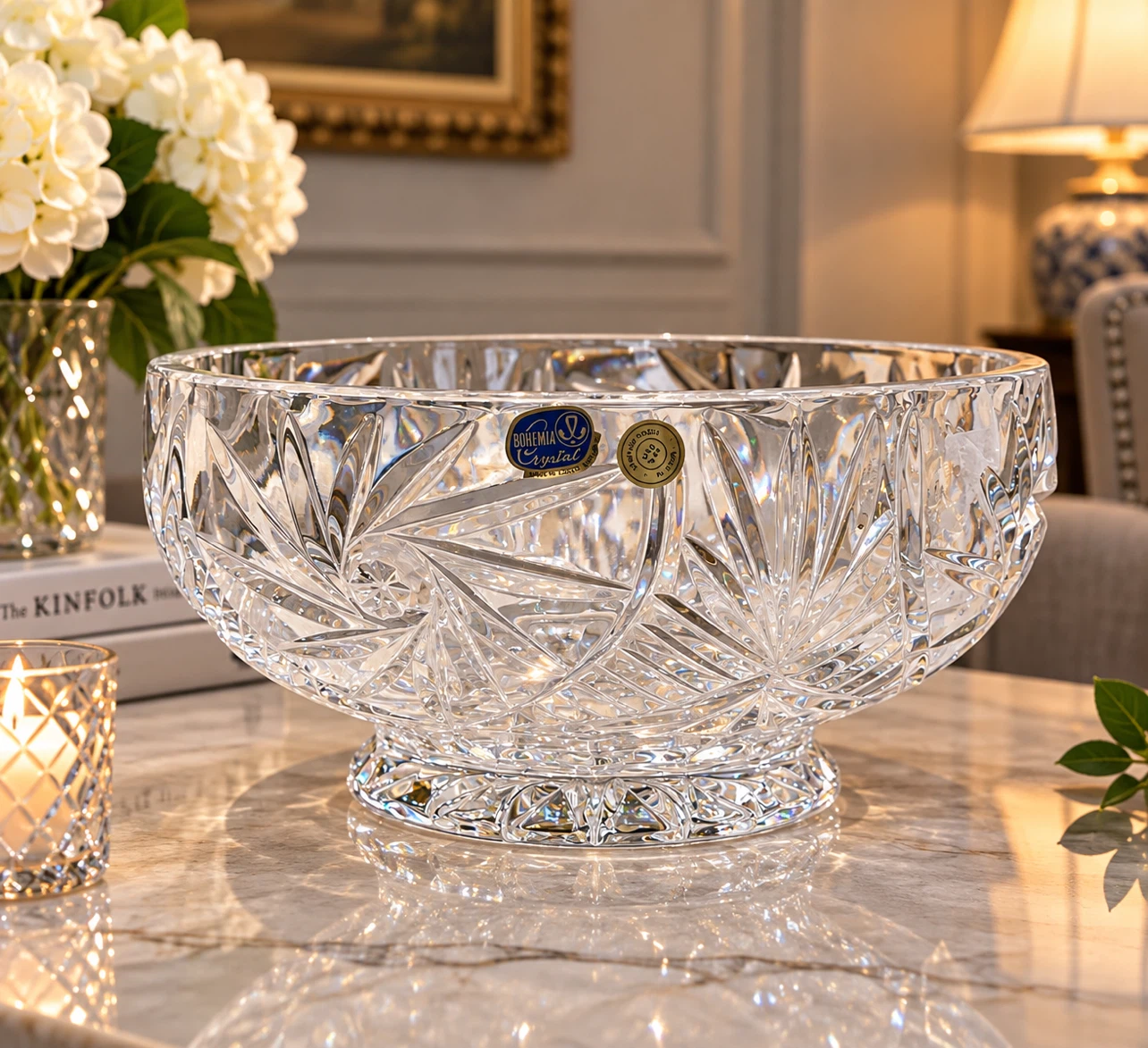 Bohemia Crystal Footed Bowl