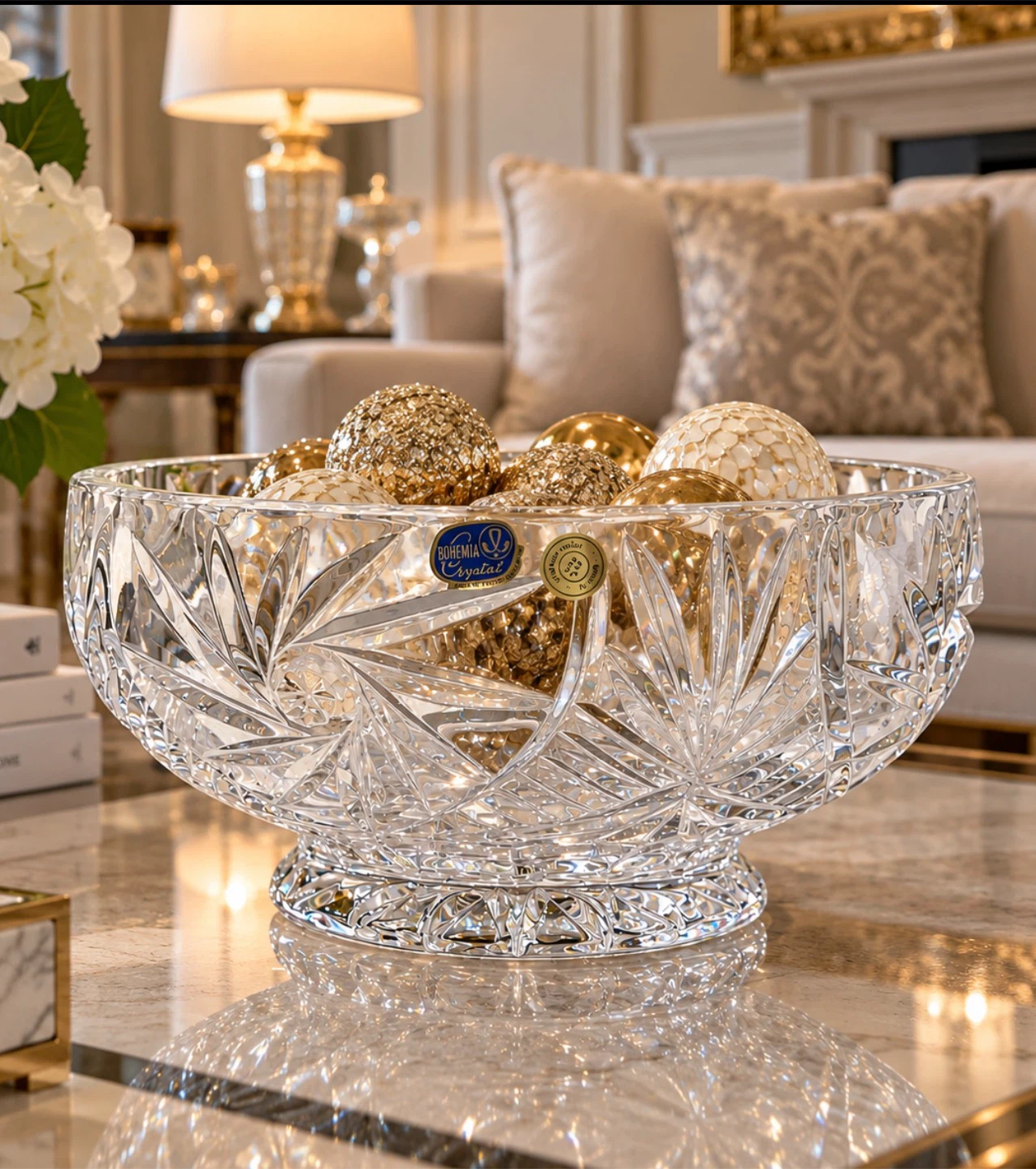Bohemia Crystal Footed Bowl - photo 2