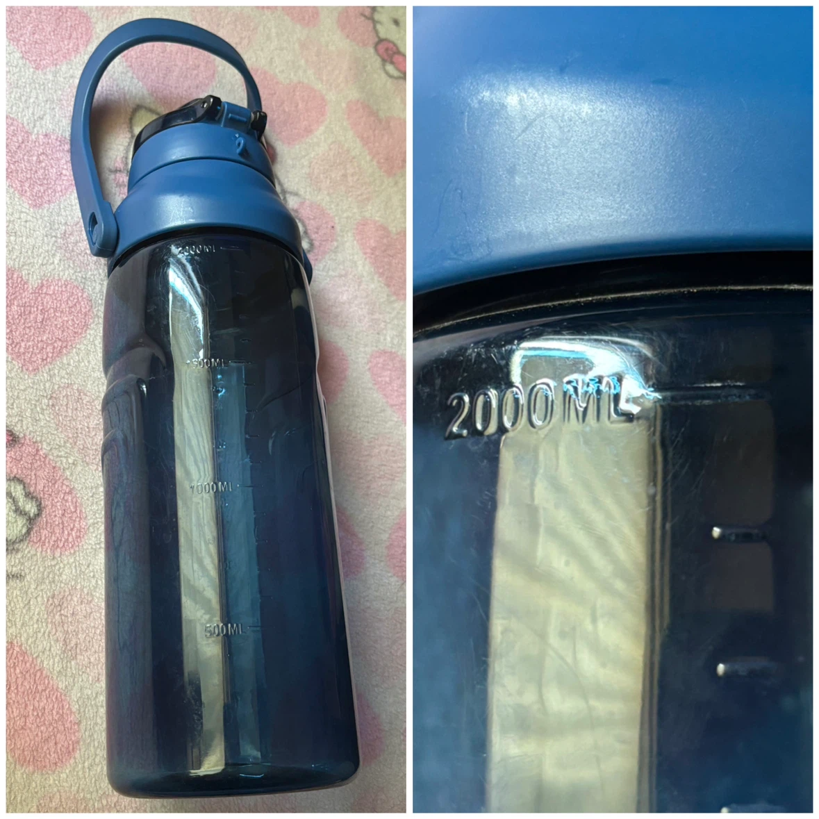 Water Bottle - *2000ml/Blue*