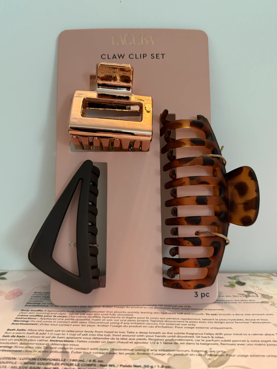 LACURA Claw Clip Set