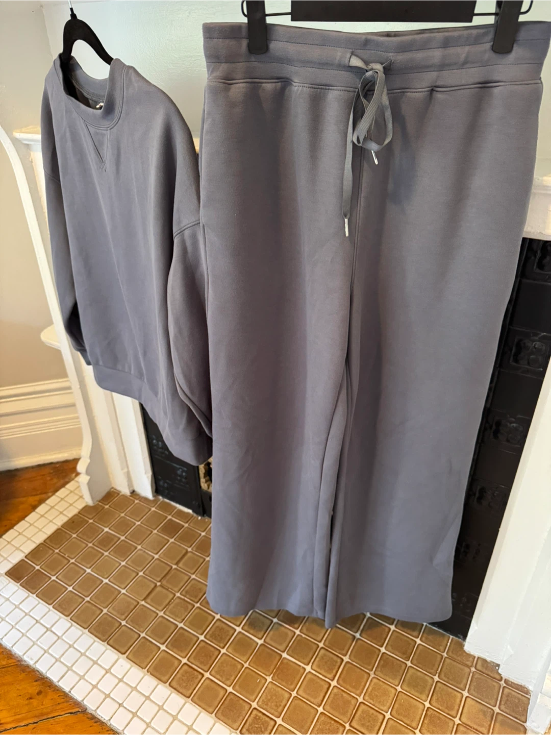 Women’s Blue Sweatshirt and Pants Set - Size M - photo 2