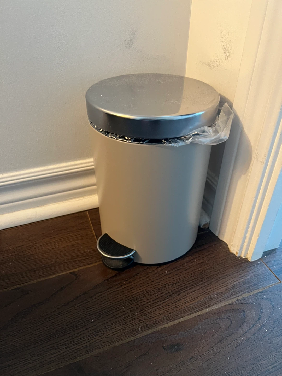 Two Ikea Small Pedal Bin Trash Cans
