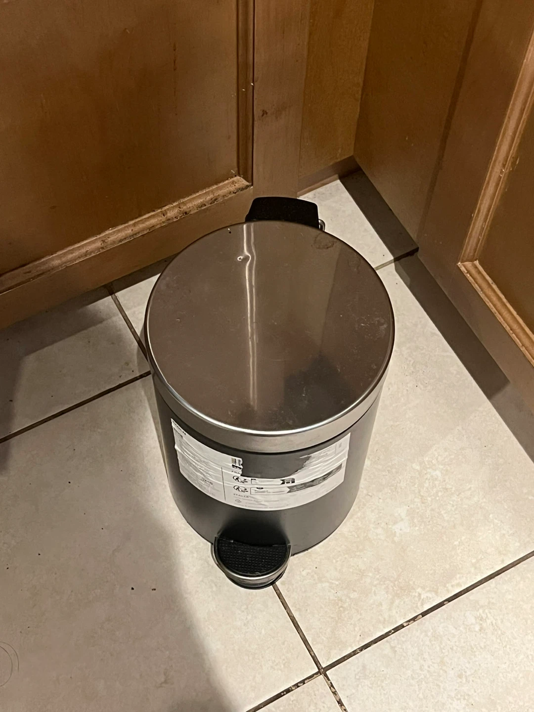 Two Ikea Small Pedal Bin Trash Cans - photo 2