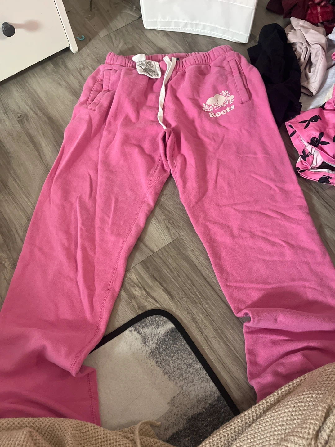 Roots Pink Sweatpants