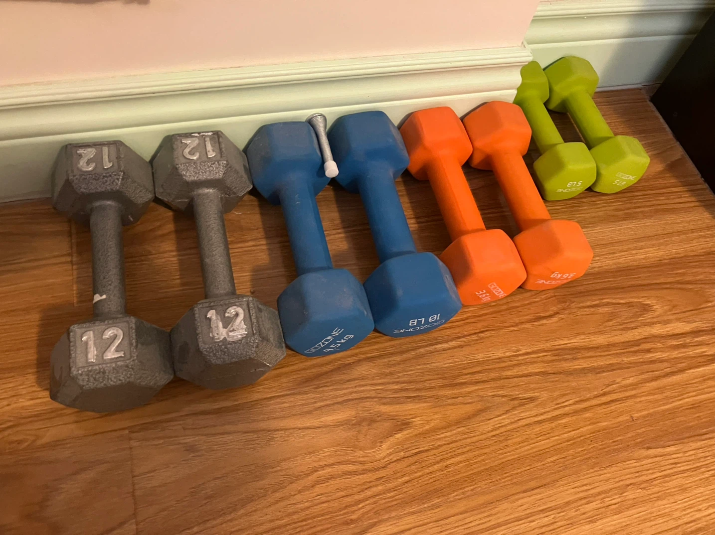 10 lb dumbbells set - photo 2
