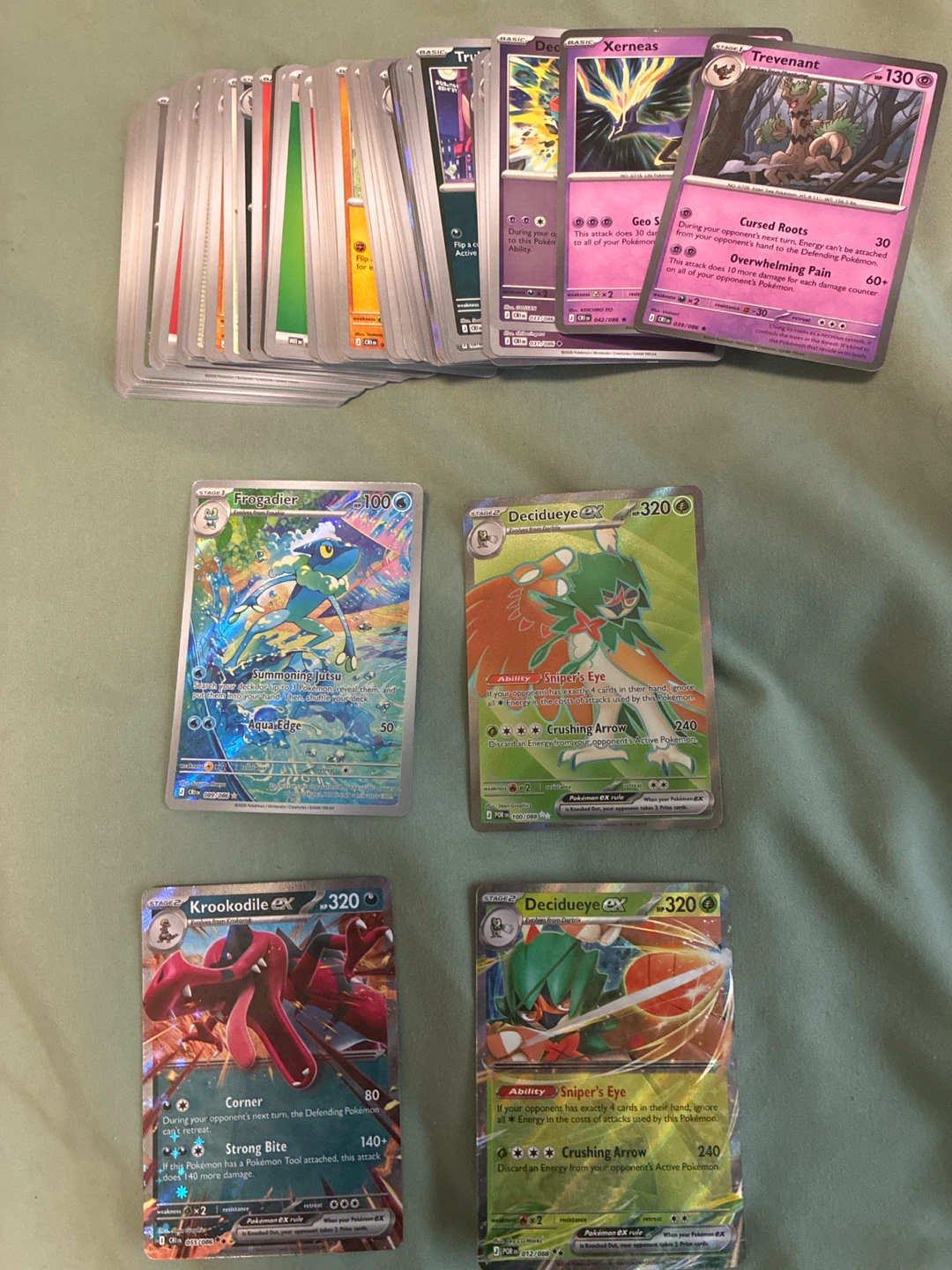 Large Collection of Pokemon Trading Cards