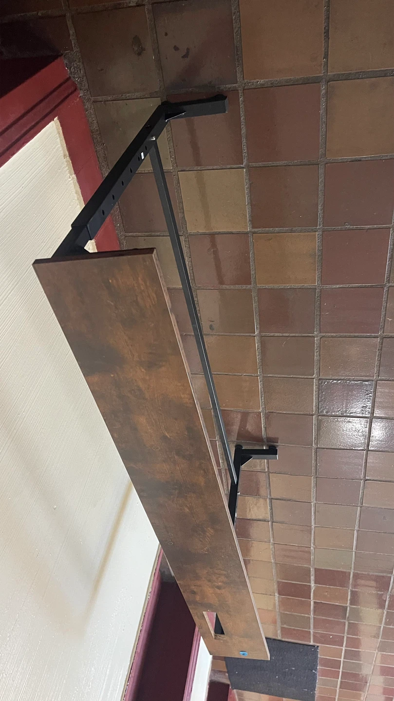 Narrow Console Table with Cutout - photo 2