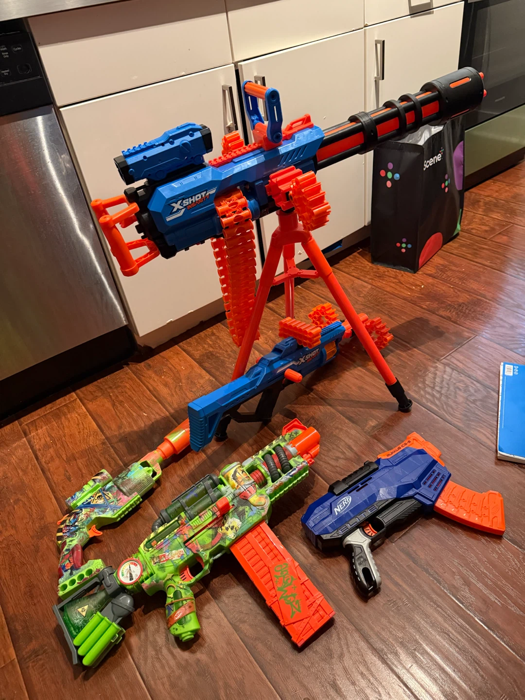 X-Shot & Nerf Blaster Toy Bundle
