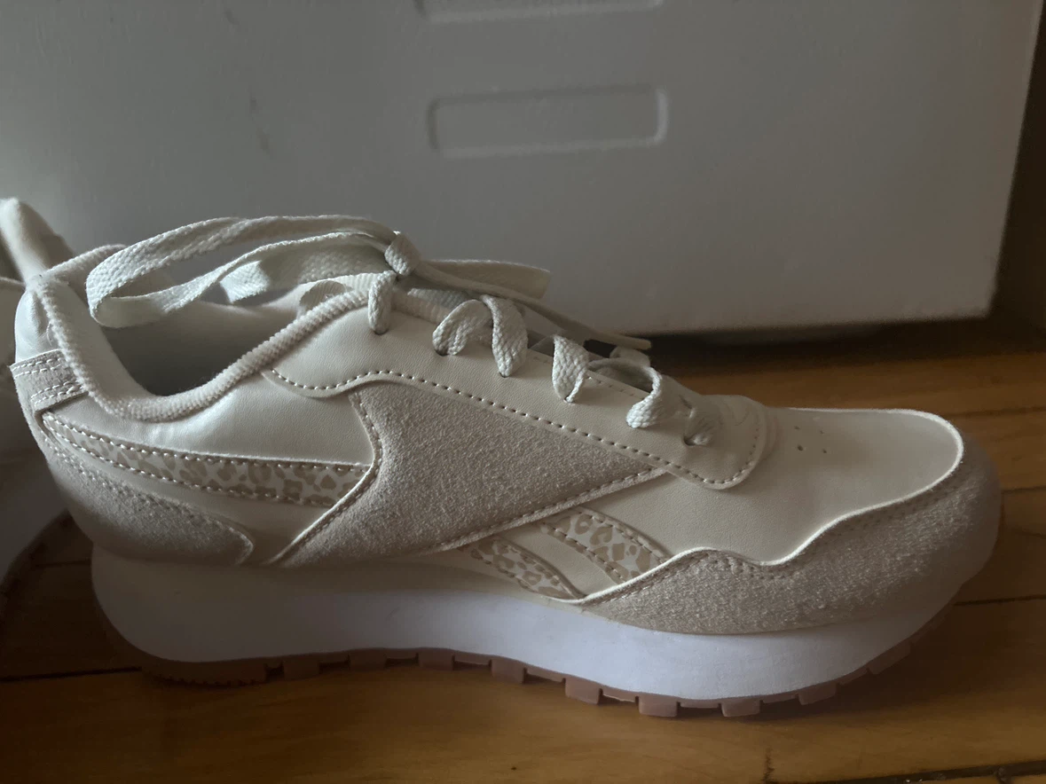 Reebok Women's Cream Leopard Print Sneakers - photo 3