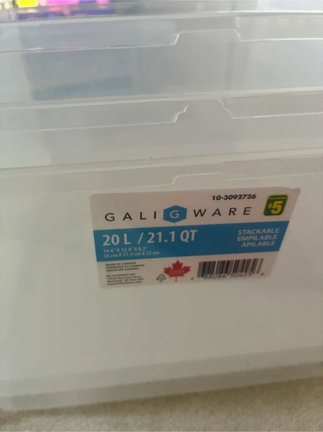 MOVING SALE: Set of plastic boxes - photo 3