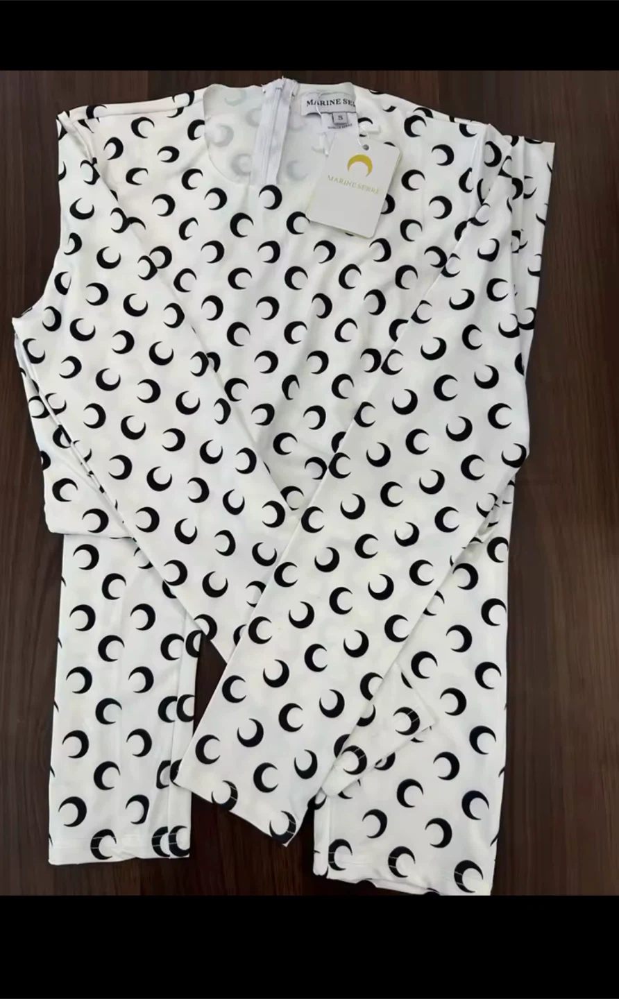 Marine Serre White Moon Jumpsuit - photo 2
