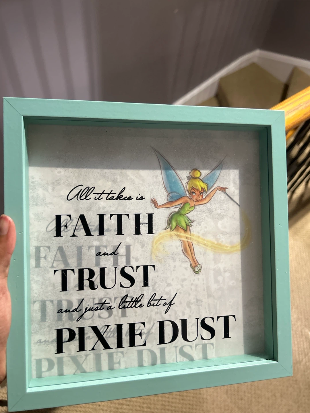 Disney 100 Tinkerbell "Pixie Dust" Framed Art